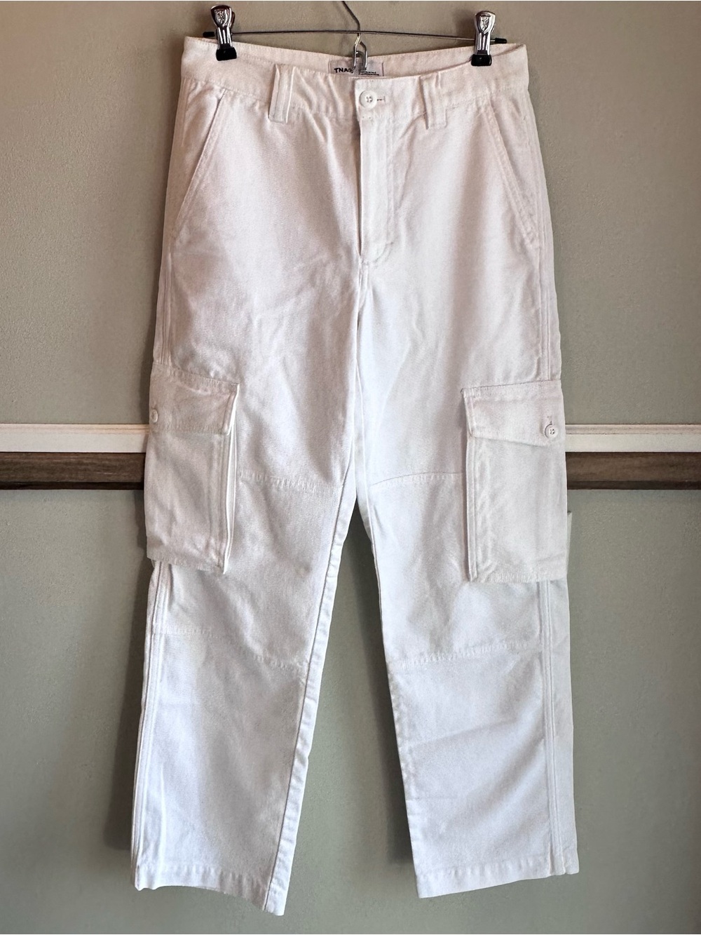 Aritzia TNA Pants Troop Cargo Pants Mid-Rise Utility 100% Cotton